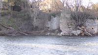 Les vestiges du moulin